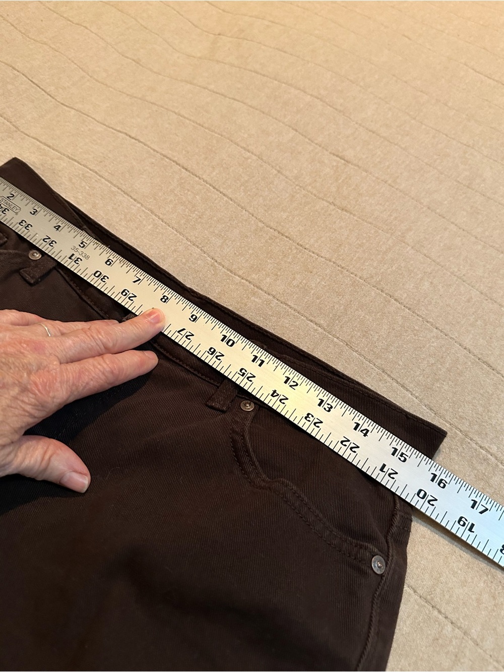 Gloria Vanderbilt Brown 'Amanda' Straight-Leg Pants - Picture 4 of 7